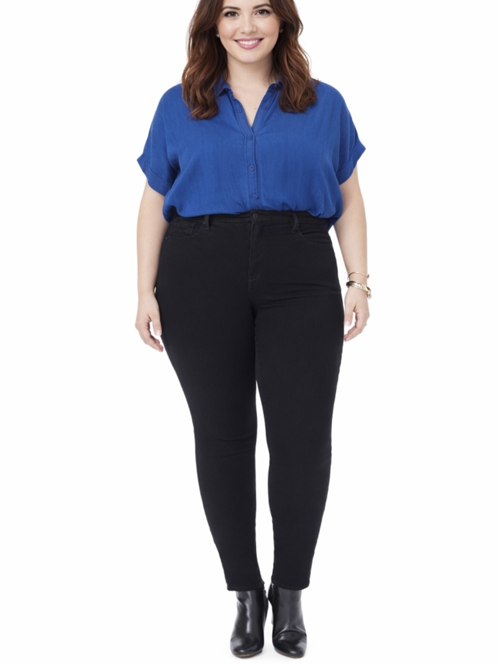 Nydj Plus Size 16W Ami Skinny Jean - Black NWT